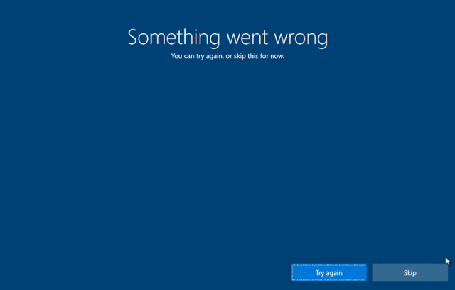 Resolving the OOBEEULA Setup Error